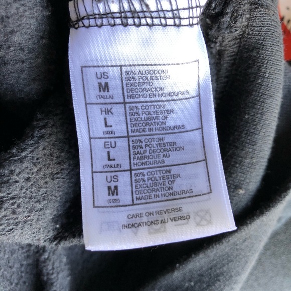 Minnie Mouse Pullover Hoodie With Ears Sz M - Picture 3 of 4